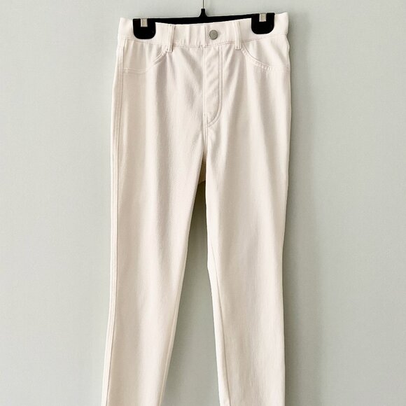 UNIQLO White High-Rise Leggings Pants - Size S - Picture 1 of 4